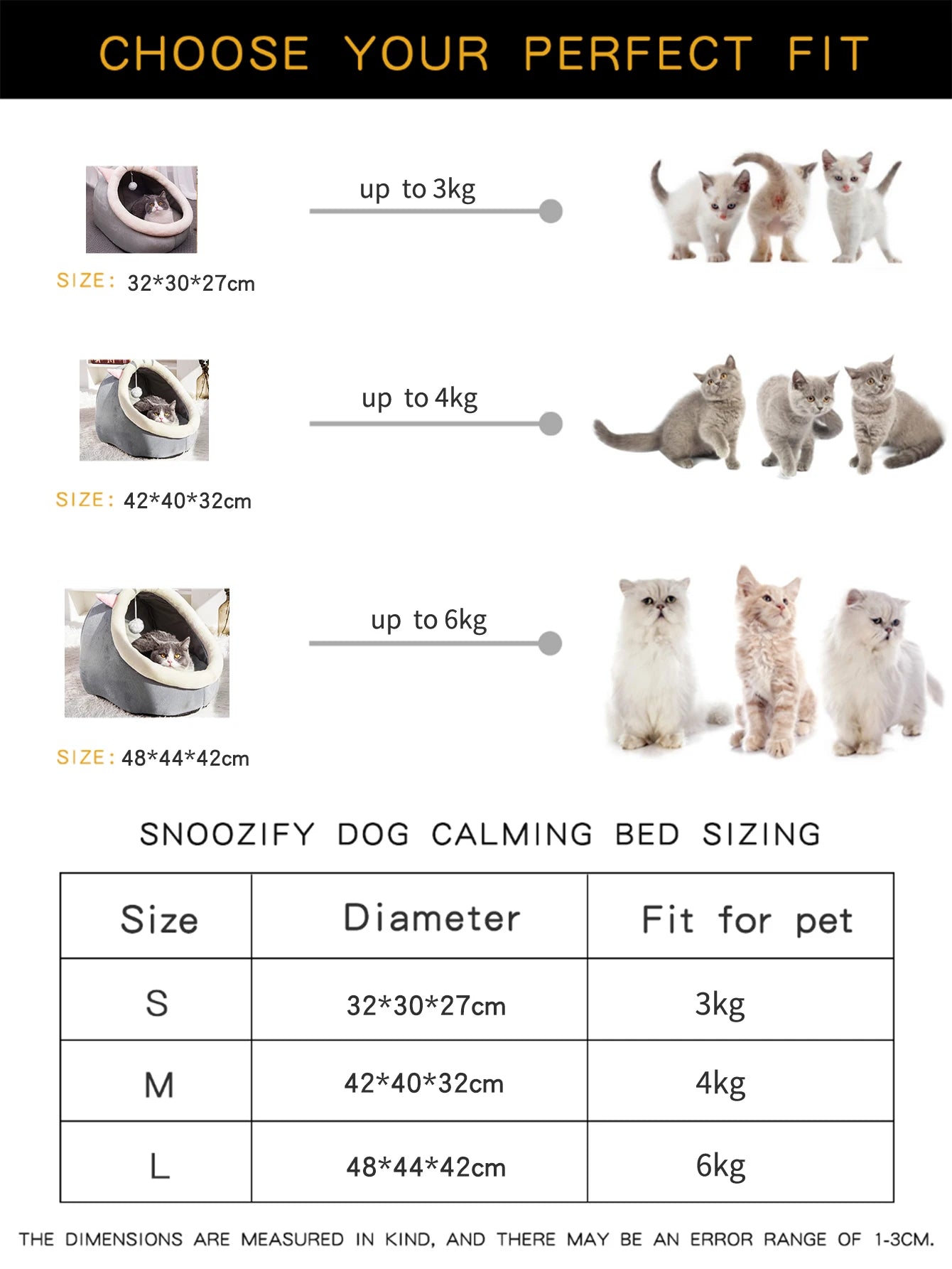 1PC Warm Winter Four Seasons Universal Semi-Closed Cute Comfortable Cat Nest Bed