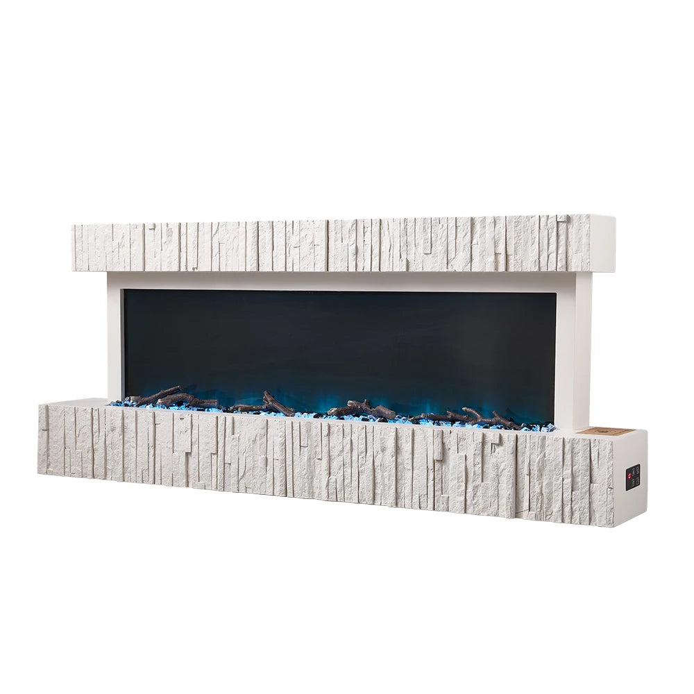Wall Mounted Electric Fireplace with Remote Control Home Decoration for Living Room