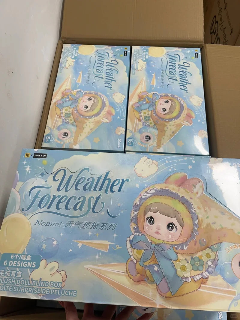 Genuine Nommi V9 Weather Forecast Plush Blind Box Nommi & Amlls Co-Branding Series Blind Box Doll Pendant Baggift