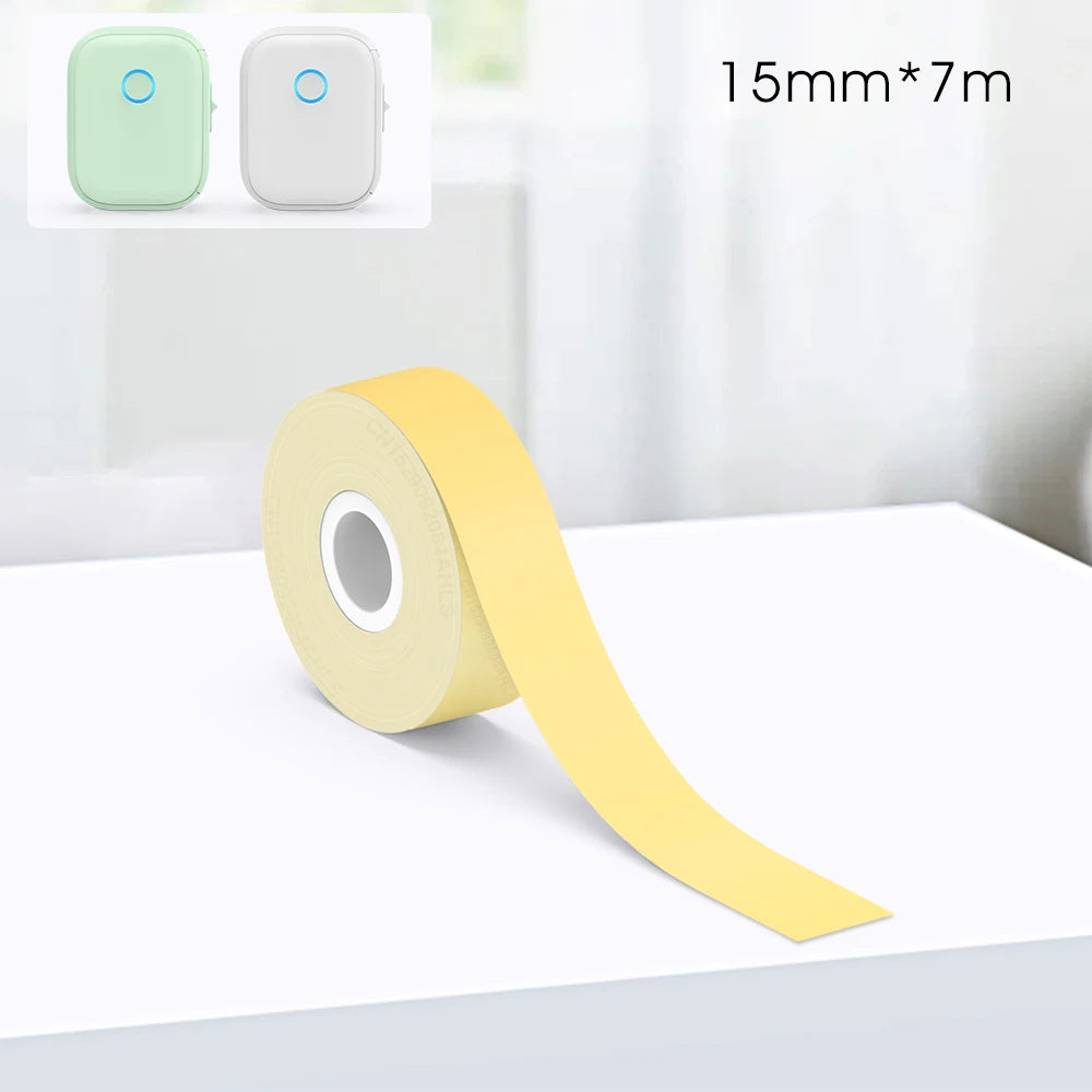 Portable Mini Printer Thermal Printer Adhesive Sticker Labelling Machine P12