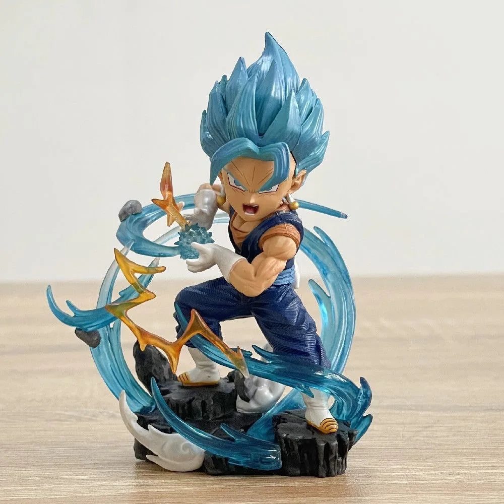 Hot Dragon Ball Z Anime Figure Q Version Vegeta 11CM Collection Figurine Model Toys