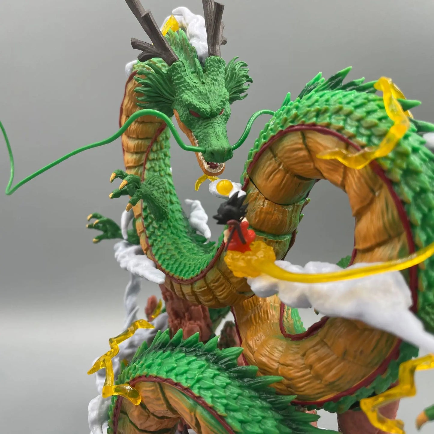 24cm Dragon Ball Anime Figure Shenron Figure Goku And Shenron Figurine Model Pvc Doll Collection Toy