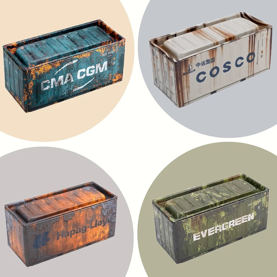 Mini Iron Storage Box Creative Decoration Desktop Model