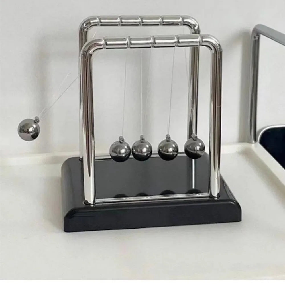 Newton's Cradle Balance Steel Ball Teaching Supplies Physics Science Pendulum Desktop Toys Home Decoration
