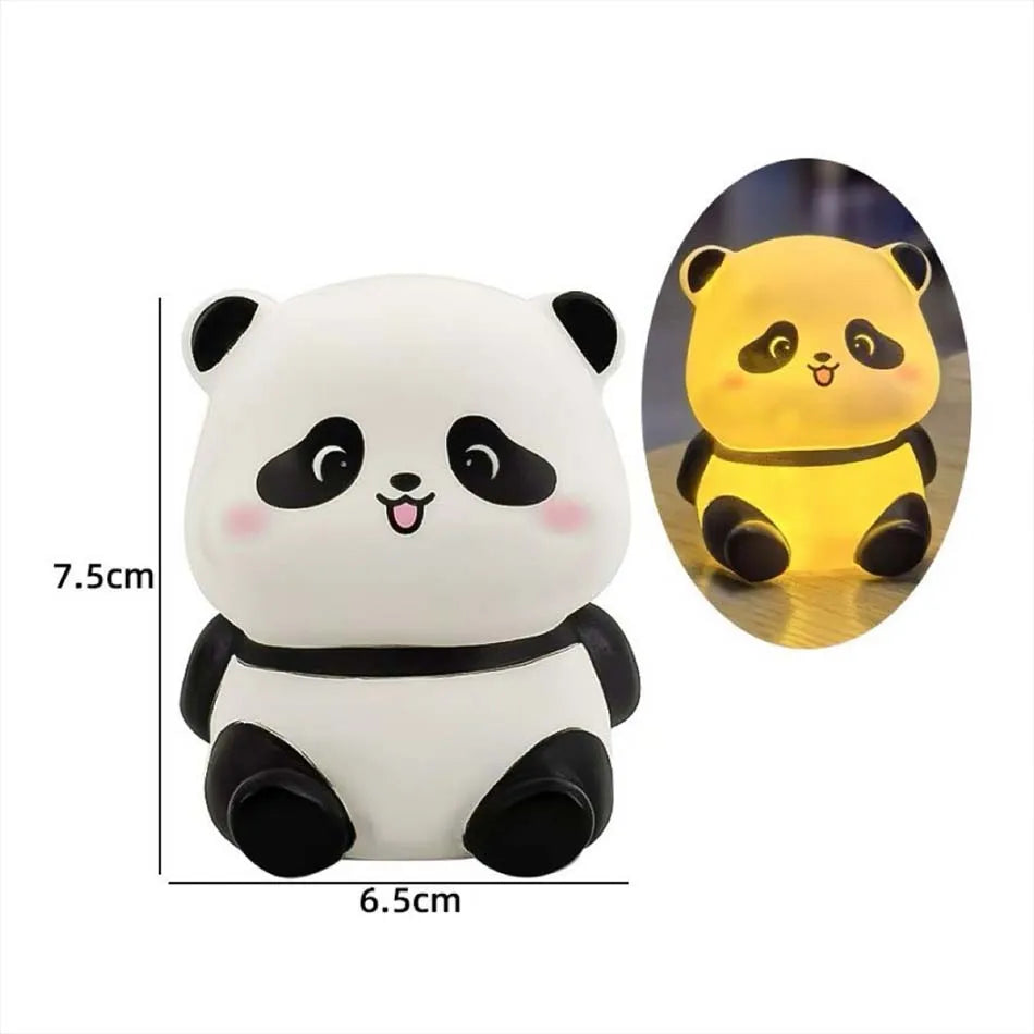 New Panda LED Night Light Living Room Plastic Lamp Bedside Decor