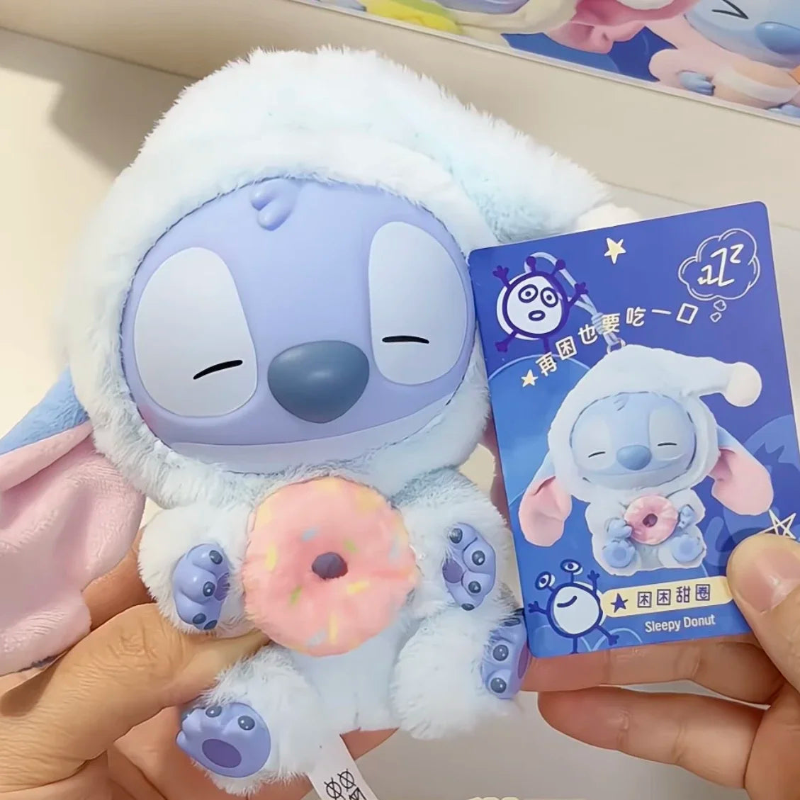 New Stitch Eat Some Thing Before Sleep Series Vinyl Blind Box Cute Doll Mystery Box Toy Adult Gift