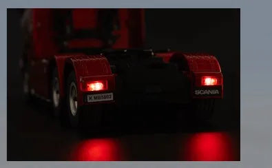 770S Alloy Tractor 19CH RC Truck 1/18 2.4G remote control Engineering Trailer Truck with Light and Sound Toys