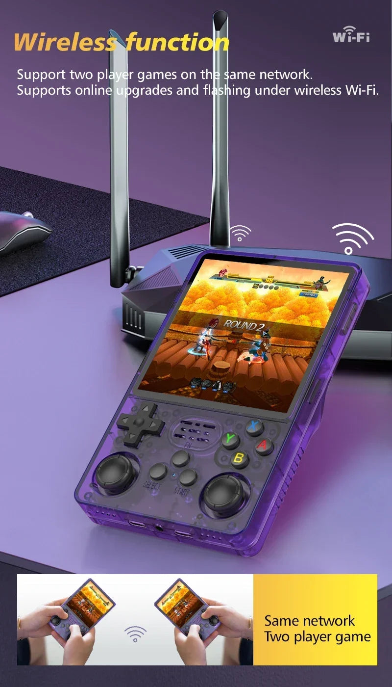 TOP Seller 4" R36S Plus Retro Handheld Game Console