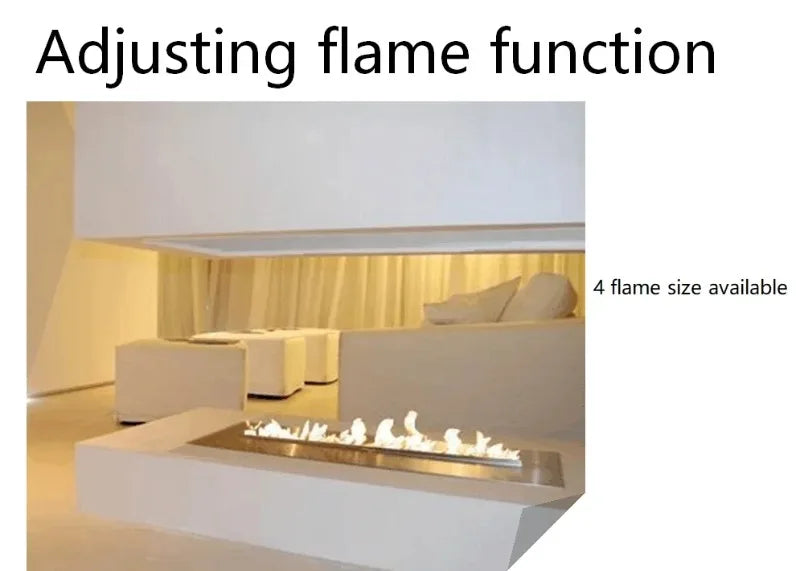 Embedded Simulated Flame Fireplaces Ultra-thin Home TV Stand Humidifier Fake Fire Electric Decoration for Living Room