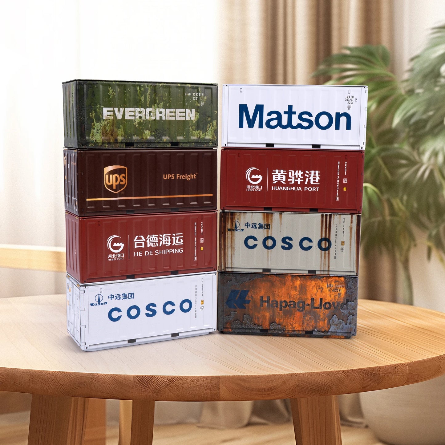 Mini Iron Storage Box Creative Decoration Desktop Model