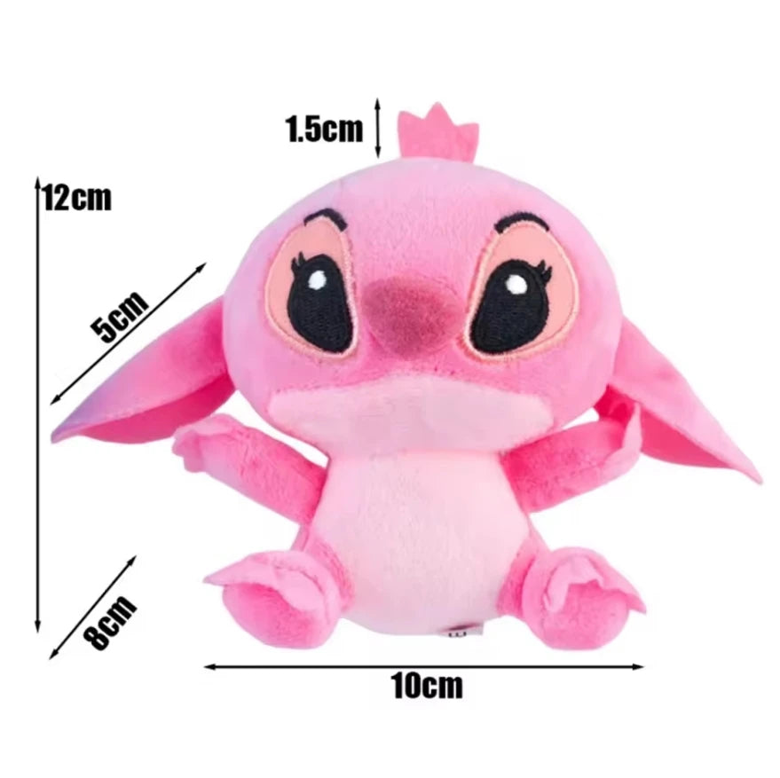 12cm 20cm 25cm Stitch Stuffed Plush Models Cartoon Dolls Anime Toys