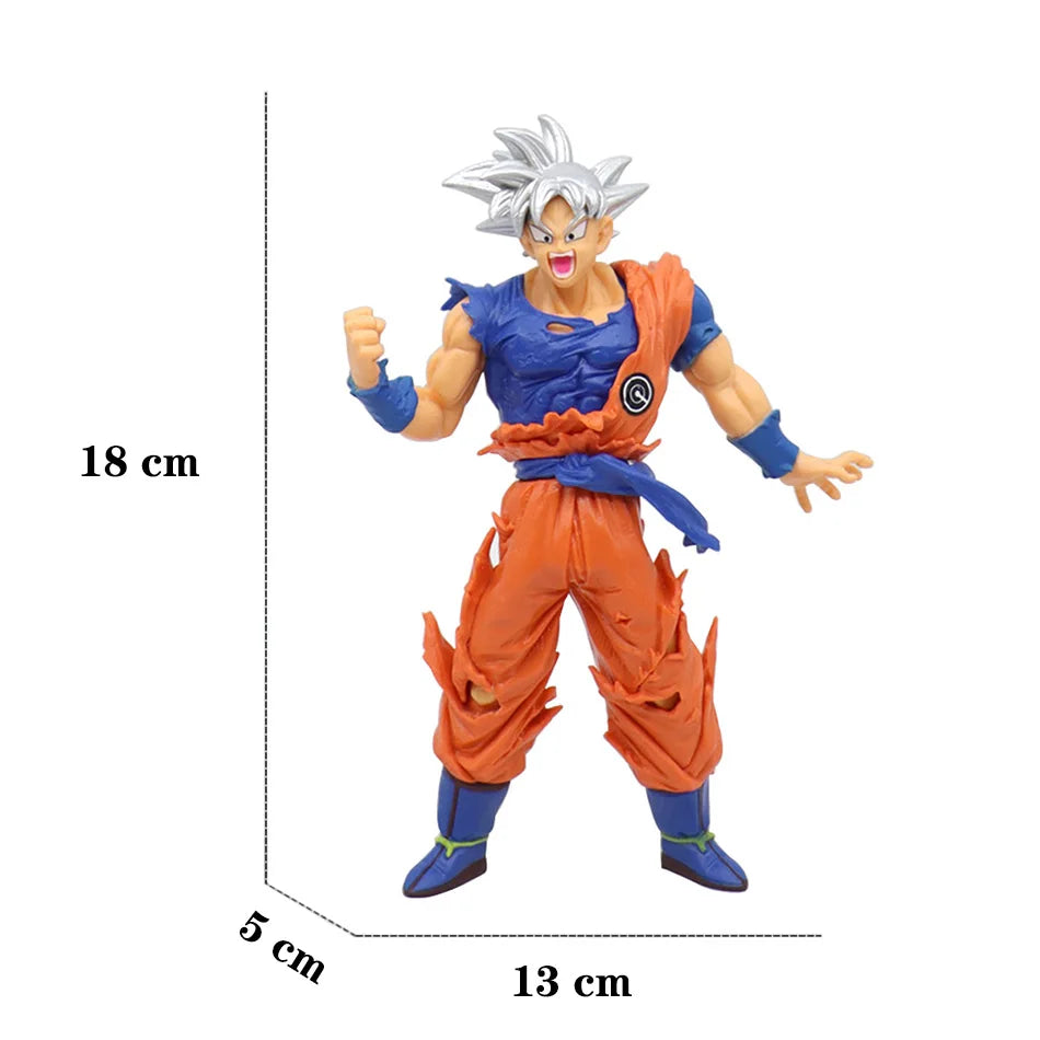 Dragon Ball Z Super Saiyan Anime Figurine Model GK Rose Goku Action Figure DBZ Gohan Figures Vegeta Statue Collection Toy