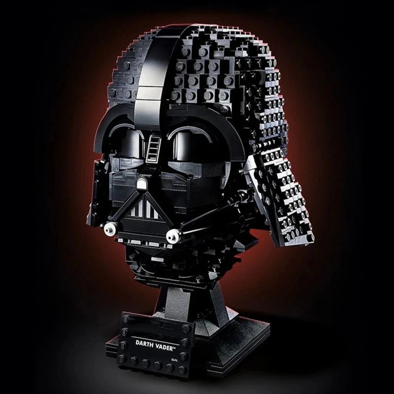 2025 Space War The Mandalorian Helmet Scout Dark Trooper Darth Vader 75429 Building Blocks Desk Decoration