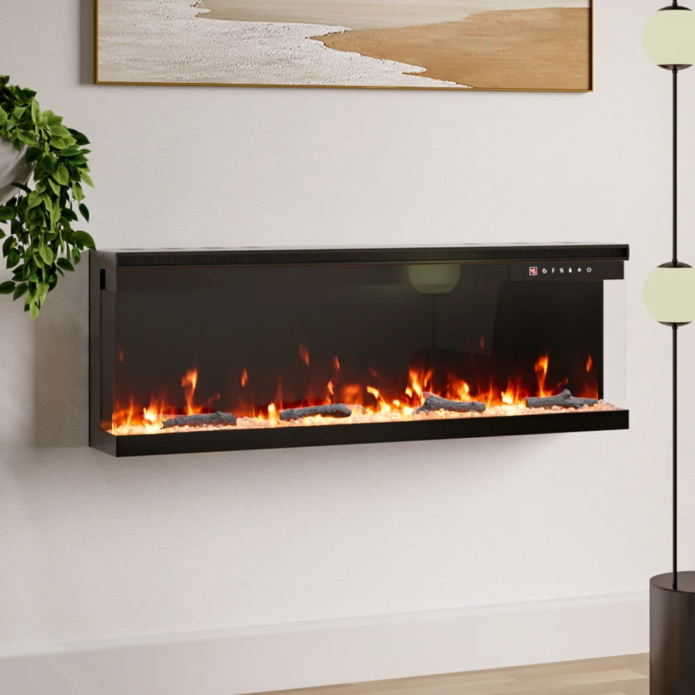 Recessed/Freestanding Electric Fireplace Wall Mounted Home Decoration Multi Size With Remote