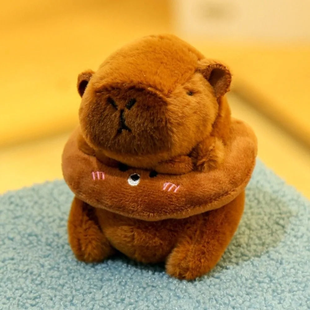 Cute Capybara Plush Toy Hoodie with Wings Simulation Doll Small Size Stuffed Animals