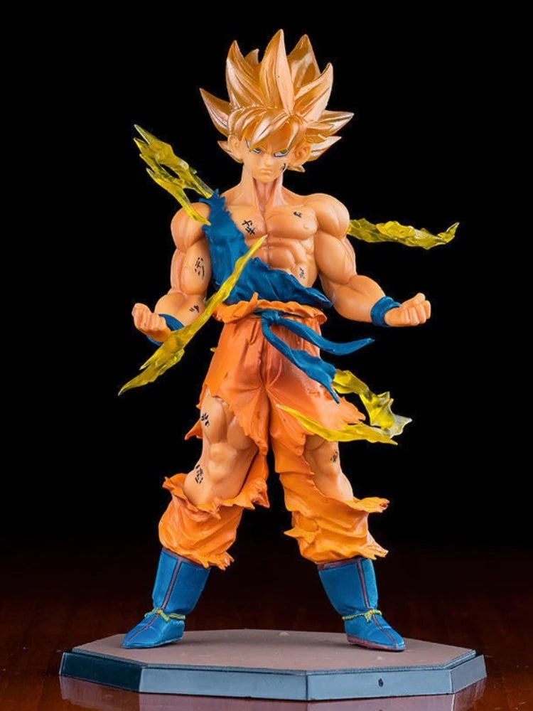 Hot Anime Dragon Ball Son Goku Super Saiyan Figure 17cm/6.69in Action Figure Model Gifts Collectible Figurines for Kids