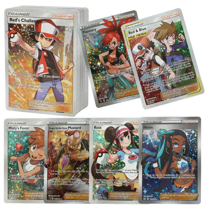 New Holographic Pokemon Cards Scarlet Violet 80Vmax 20EX English Letter Pokemon Trading Card