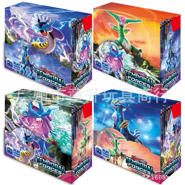 360Pcs Pokemon Card Prismatic Evolutions Scarlet Violet 151 Surging Sparks PALDEAN FATES English Booster Battle Transaction Card