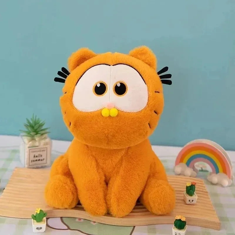 25CM Garfield Stuffed Plush Doll Kawaii Plushie Toy Cartoon Anime Cat Plush