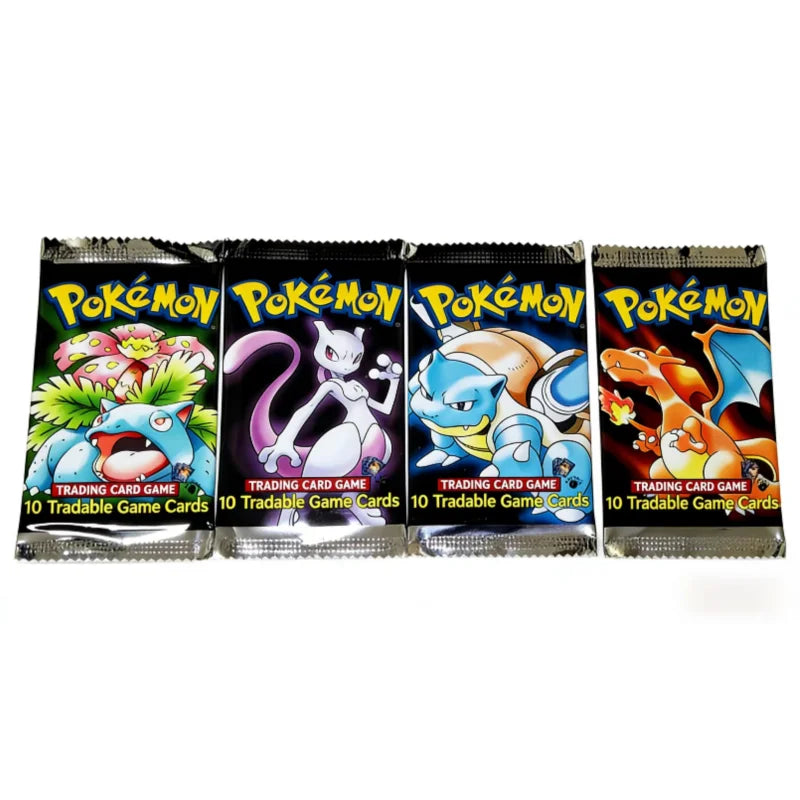 Pokémon Cards PKM Whole Set Foil 36 Packs 1ST Edition PTCG Proxy Card Classic Base Booster