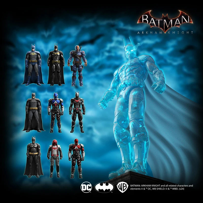 New F5 Batman Arkham Knight Assembled Model Blind Box 11style 10cm Action Figure Collection Model Toys