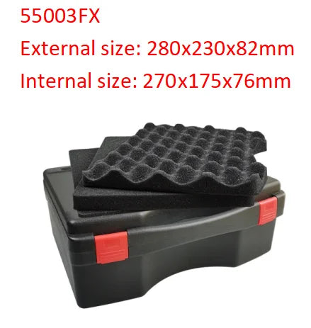 Multifunctional Hardware ToolBox Portable Plastic Instrument Case Notebook Protective Storage Box Outdoor Equipment Tool Case