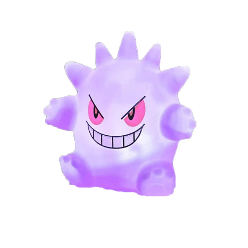 Gengar Pokemon Pikachu Night Light Cute Anime Soft Light Bedroom Bedside