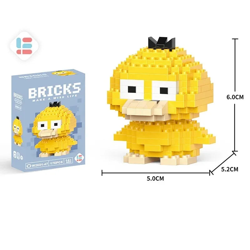 Disney LiLo Stitch Toys Building Blocks Pokeman Pikechu lega Anime Cartoon Character Model