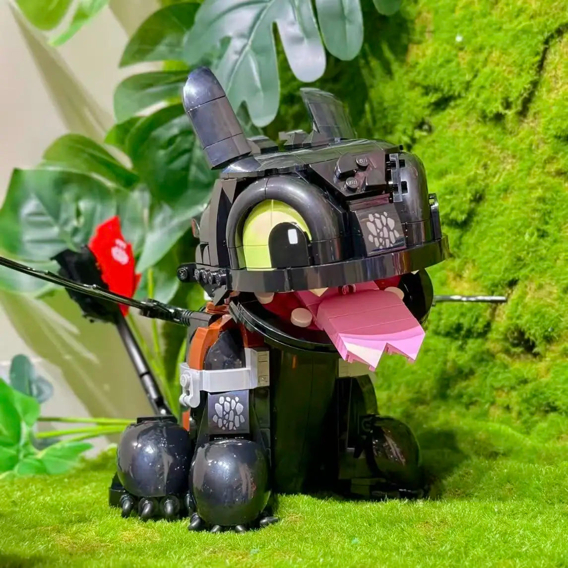 MINISO Disney 10375 Cute Pets Toothless Night Fury Dragon Building Blocks Toy Christmas Gifts
