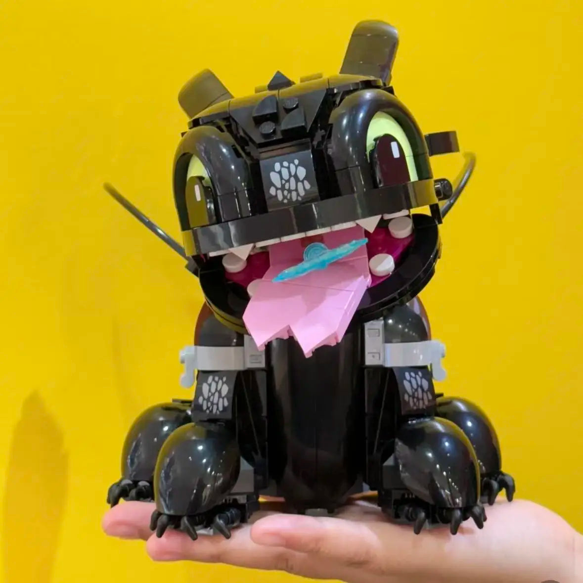 MINISO Disney 10375 Cute Pets Toothless Night Fury Dragon Building Blocks Toy Christmas Gifts