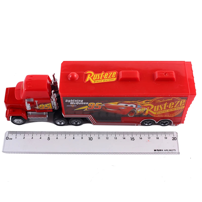 Disney Pixar Cars 3 2 Toy Lightning Mcqueen Mack Truck Mater Miss Fritter Frank Queen Cars