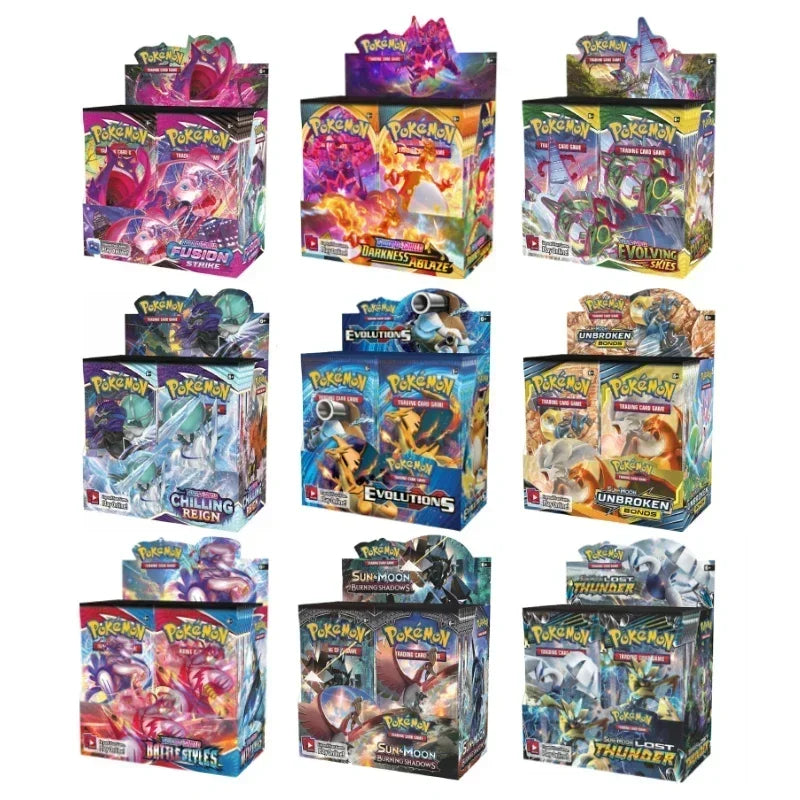 360Pcs Pokemon Card TCG Scarlet&Violet Prismatic Evolutions 151 Prism 36 Pack Pokemon Booster Box Collectible Tradiner Card