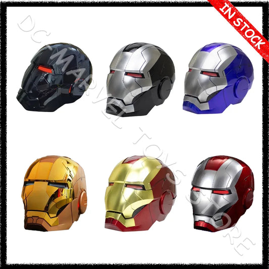Iron Man Autoking 1/1 Mk5 Automatic Helmet Mask With Led Light Gift Toy