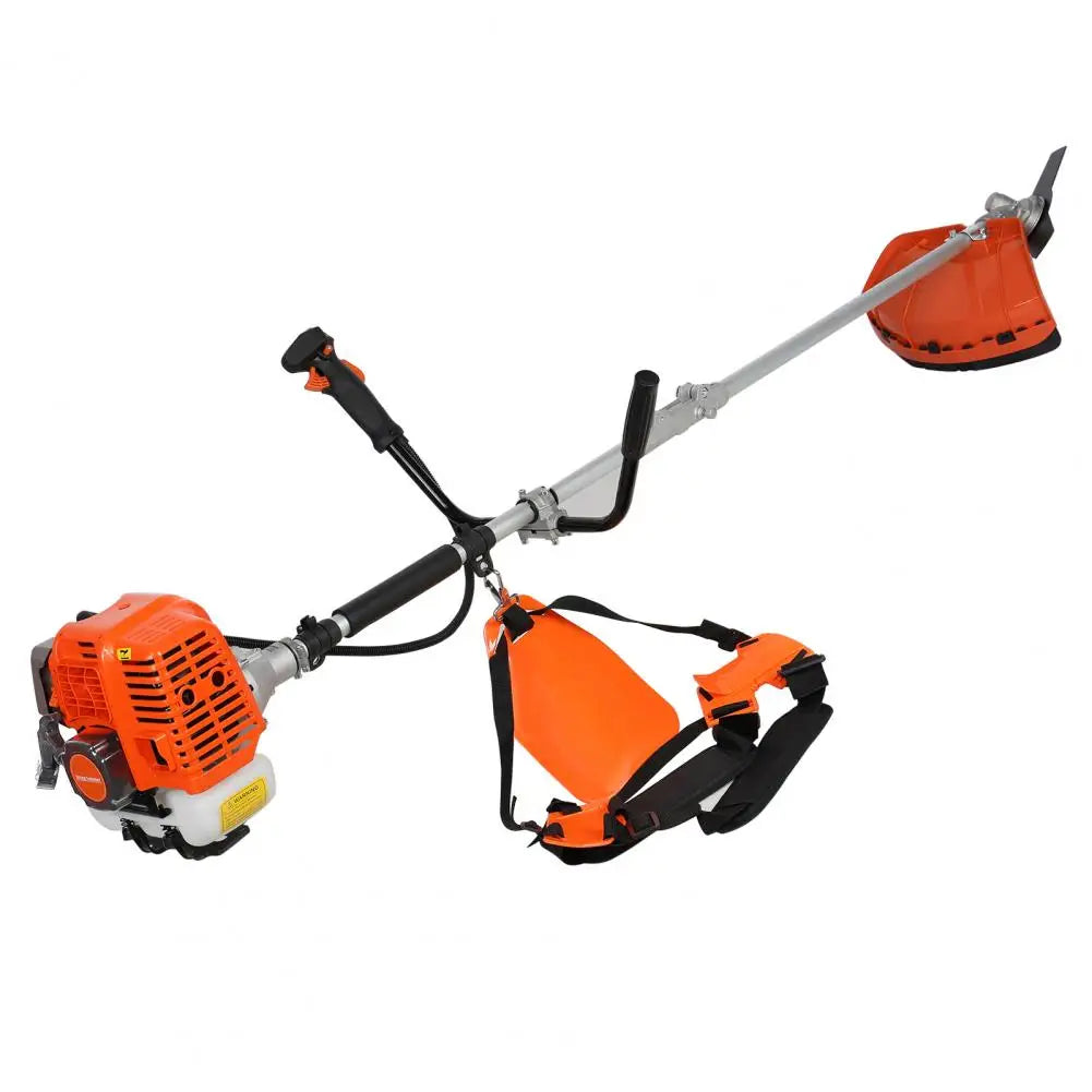 52cc Weed Wacker Gas Powered Trimmer 2 in 1 Cordless 2-Stroke Brush Cutter Handheld Lawn Mower Garden Tools