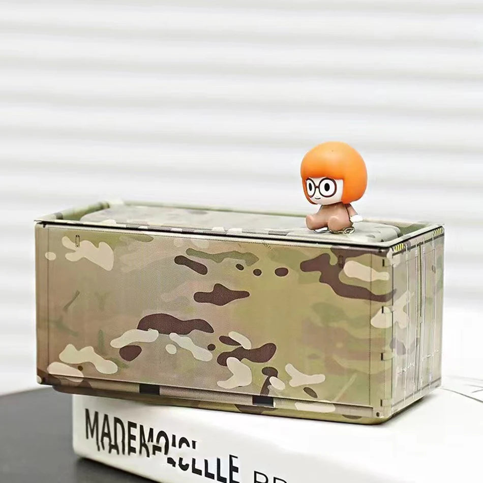 Mini Iron Storage Box Creative Decoration Desktop Model