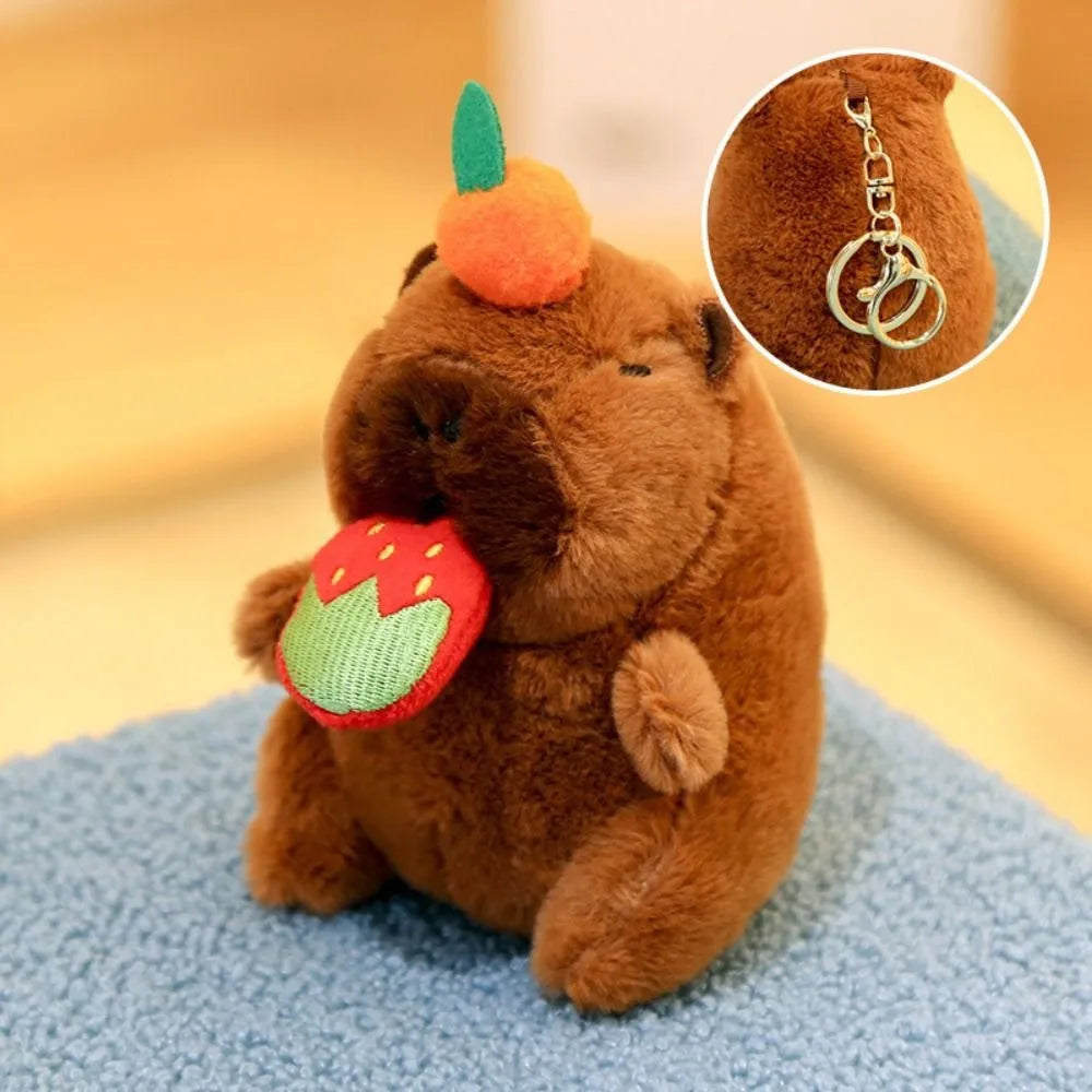 Cute Capybara Plush Toy Hoodie with Wings Simulation Doll Small Size Stuffed Animals