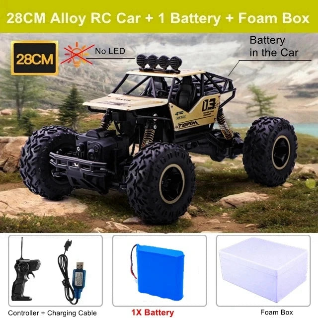 Oike RC Car Remote Control Climbing Vehicle Outdoor All Terrain Off-road Trucks 4WD Racing Drift Cars