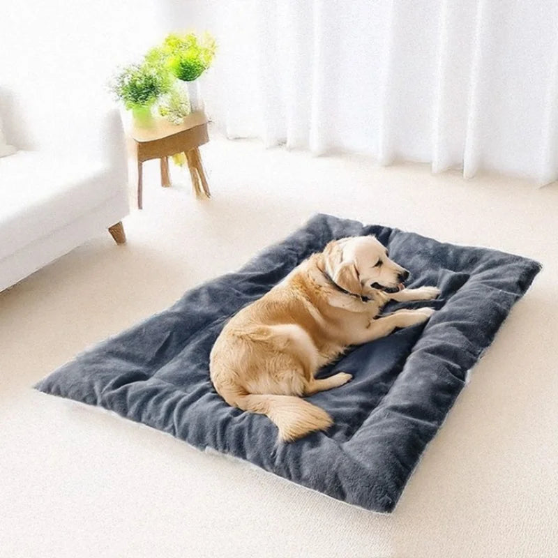Extra Large Plush Dog Bed Sofa Thickened Super Soft Polyester Pet For Small Medium Large Dog