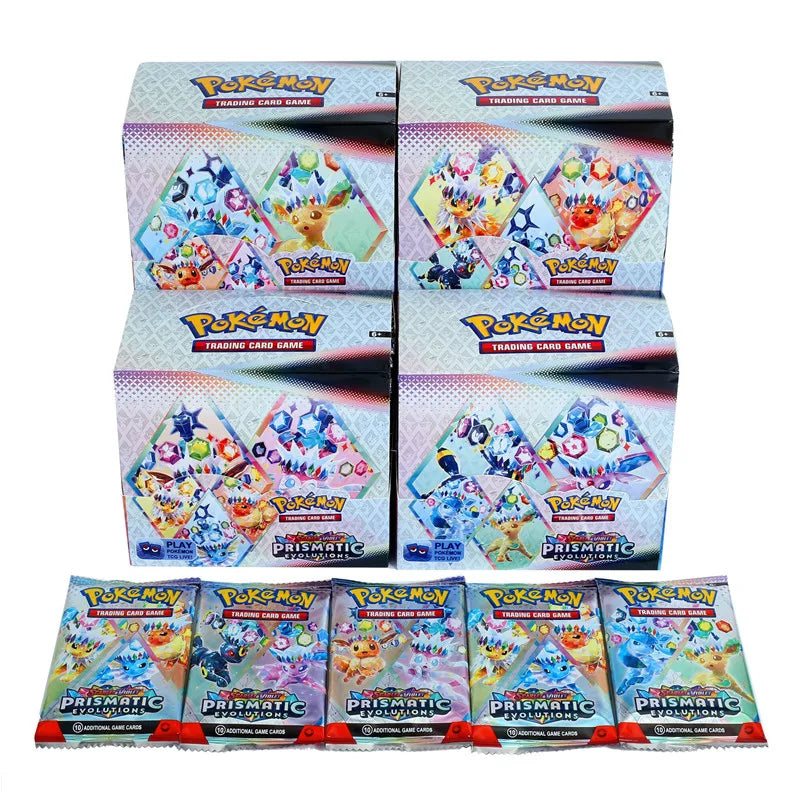 360 Pcs Pokemon Card Prismatic Evolutions Obsidian Flames PALDEAN FATES