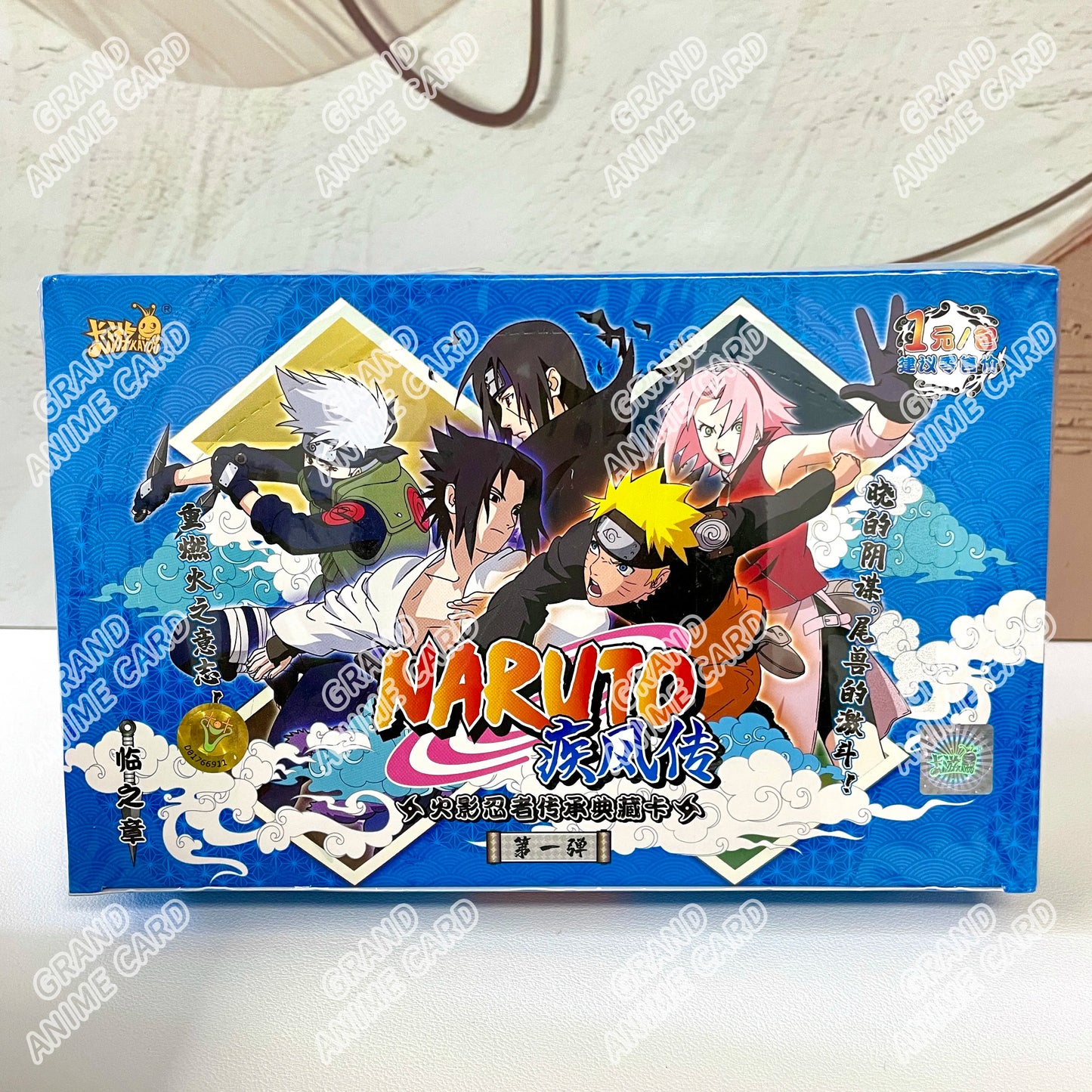 KAYOU Genuine Naruto Cards T2W9 T2W8 Booster Box Anime TCG Rare Ninja World Fight Chapter Collection