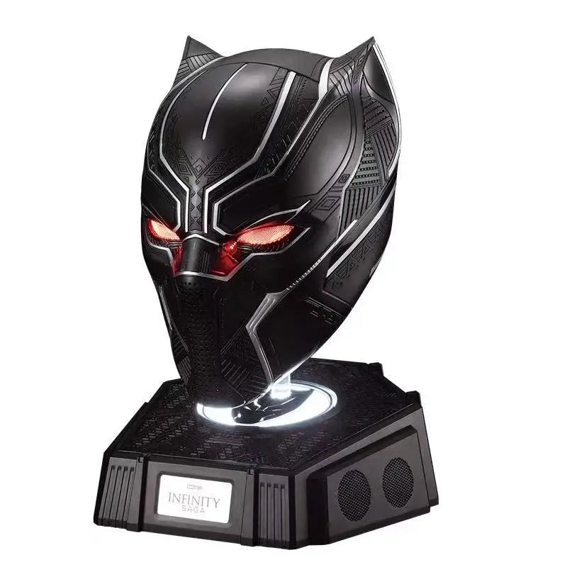Black Panther Helmet 1:1 Wearable - Avengers Cosplay Mask, LED Series Base Set, Collectible Model Gift