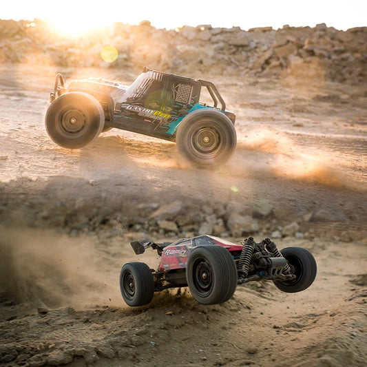70KM/H Professional RC Car: Brushless Motor, 1:16 Scale 4WD High-Speed Off-road Climbing Vehicle W LED Light