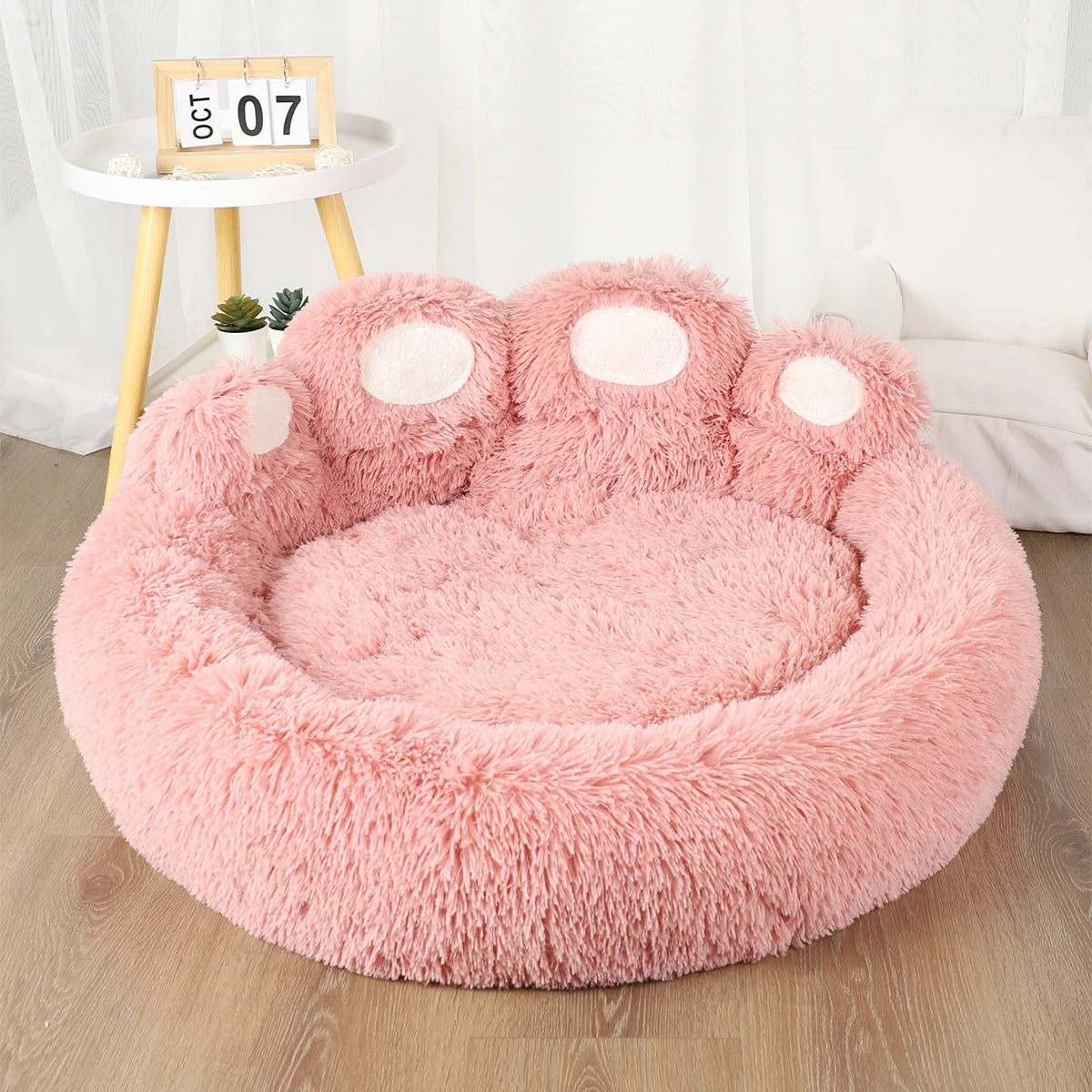 Fluffy Dog Bed Warm Large Pet Products Sofa Baskets Pets Kennel