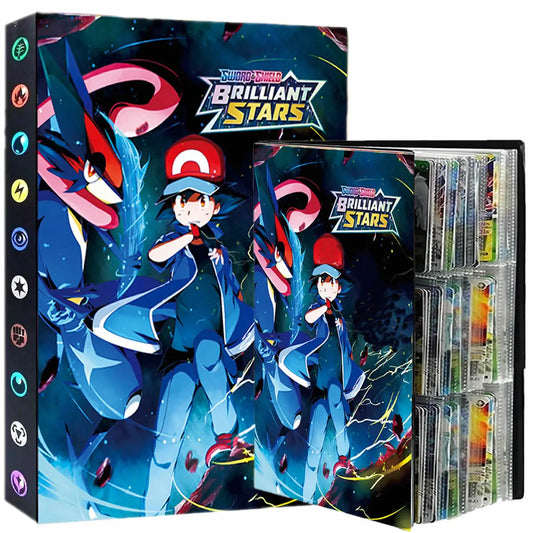 9 Pocket 540PCS Cards Album Book Letters Anime Peripherals Game Card Collection Holder