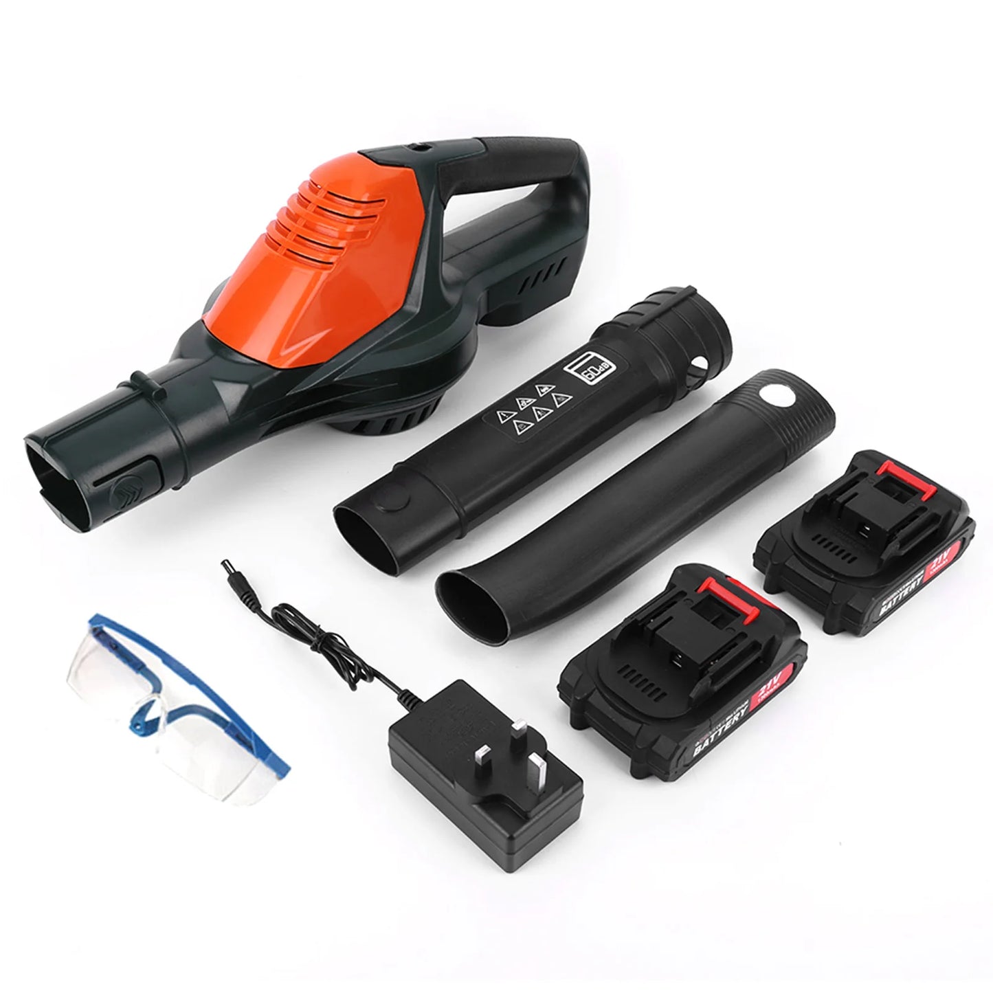 Cordless Leaf Blower 16500RPM Portable Leaf Shredder Lightweight