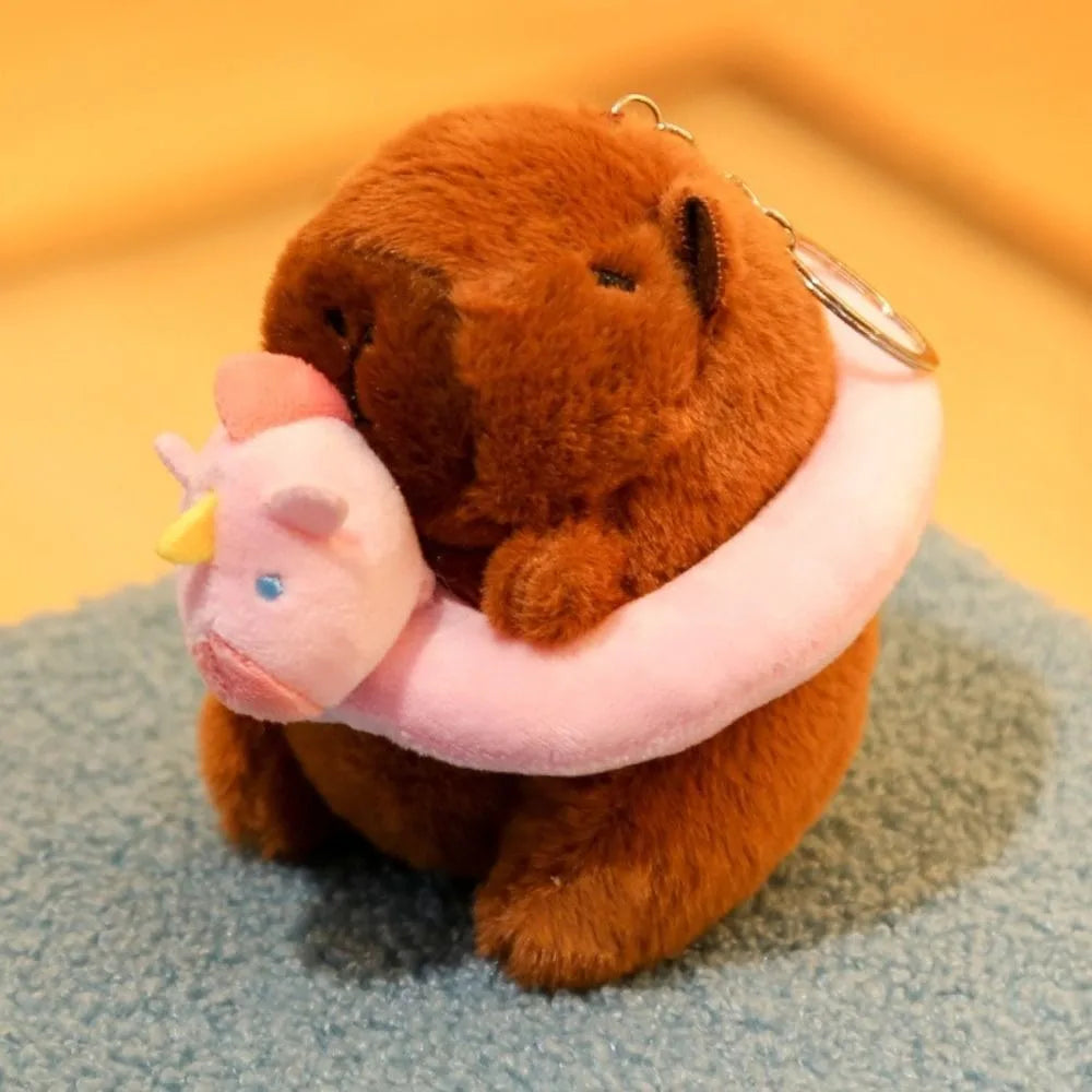 Cute Capybara Plush Toy Hoodie with Wings Simulation Doll Small Size Stuffed Animals