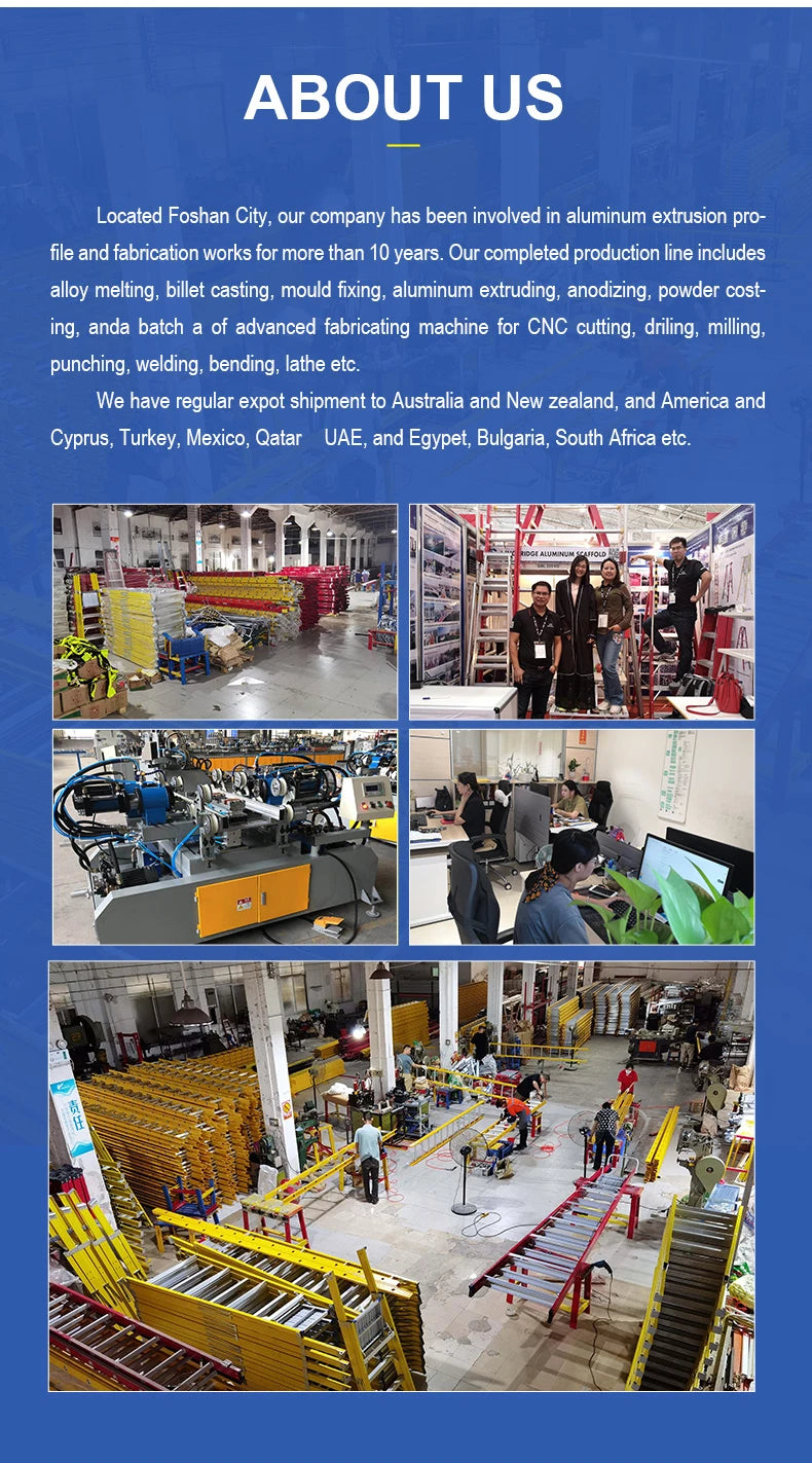 EN61478 Fiberglass Single Section Straight Strengthen Step Support And Handrail Ladder For Electricians