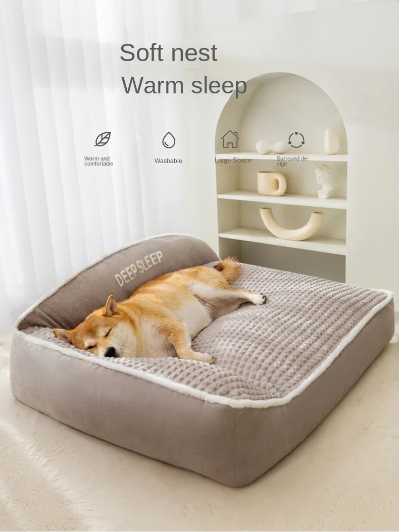 New Dog/Cat Pet Bed Kennel Non-Slip Winter Warm