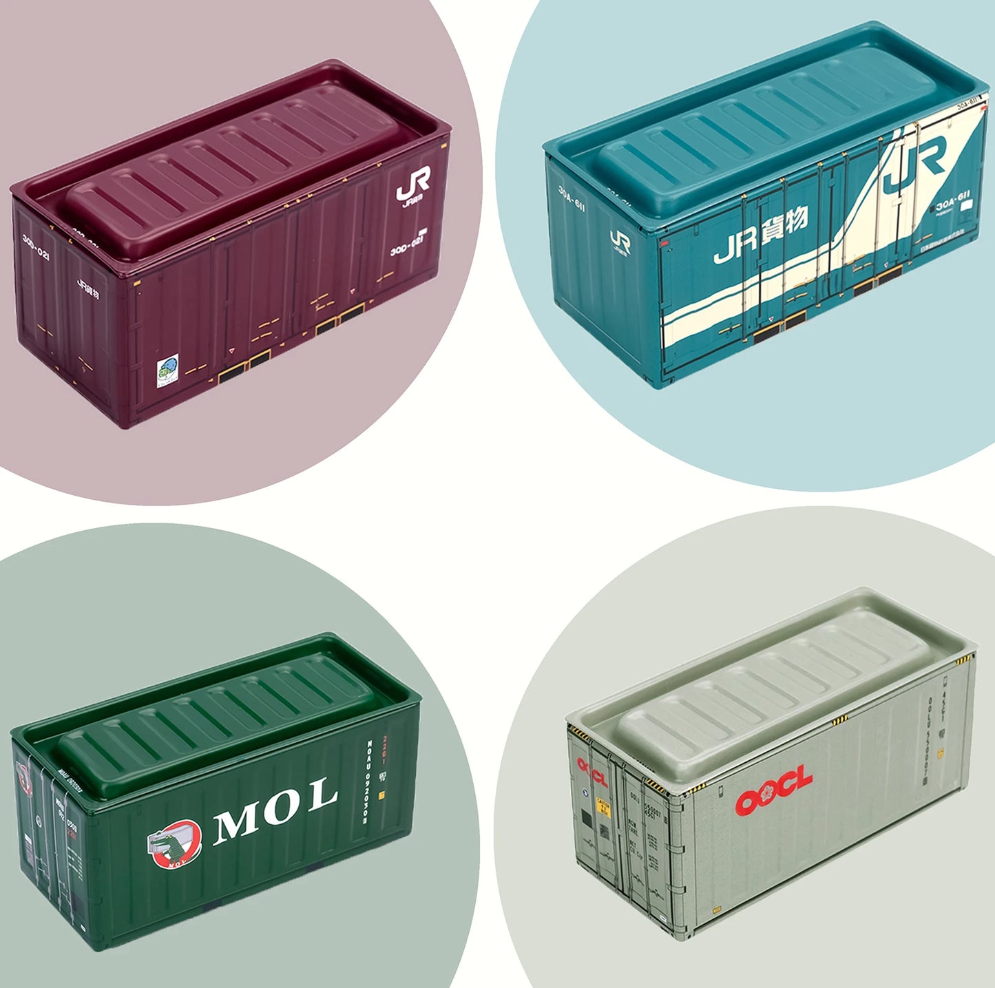 Mini Iron Storage Box Creative Decoration Desktop Model