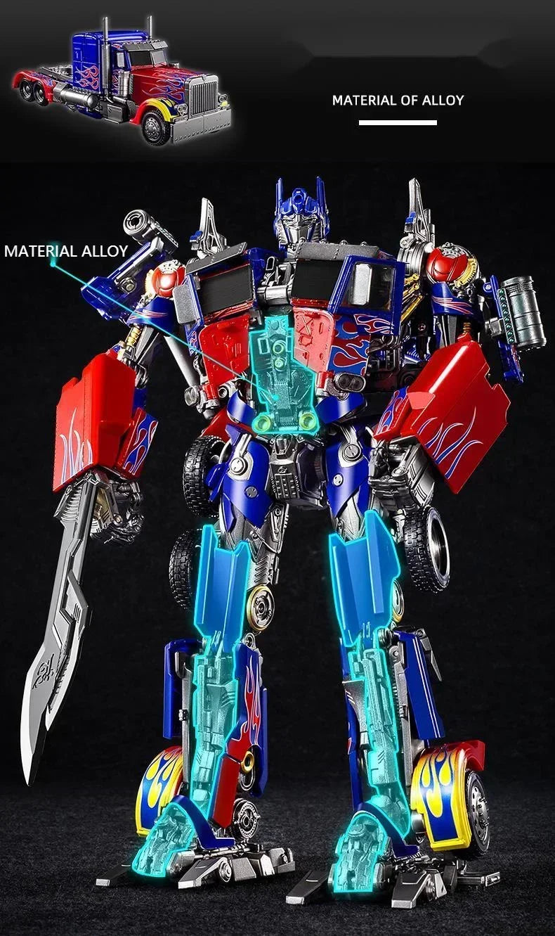 Transformation Anime Figure Primal Commander Metal Alloy Robot Action Figurine Toy Gifts